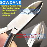 Dantal ortodontyczne szczypce przewód światła Cutter szczypce NITI Archwire Cinch powrót szczypce pętli formowania drutu szczypce młoda pętla narzędzie do zginania 6